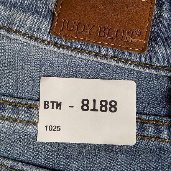 Judy Blue Skinny Fit Jeans 9/29 Distressed Frayed Hem - Picture 12 of 12